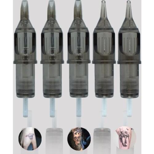 Disposable Cartridge Needles10pcs 1/3/5/9/11/13/15RL Tattoo Liner Shader Makeup Eyebrow Tattoo Pen Machine Supply