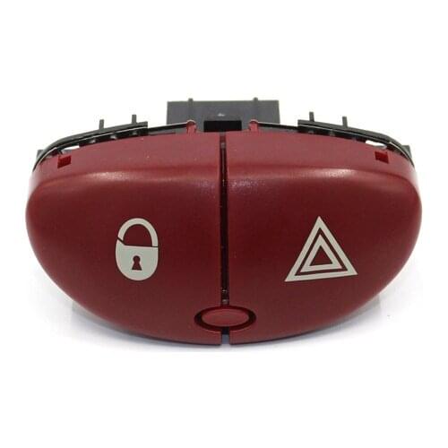 Brand New Genuien Hazard Warning Flasher Switch Dangerous Light Switch Button 6554L0 For Peugeot 206 207 Citroen C2