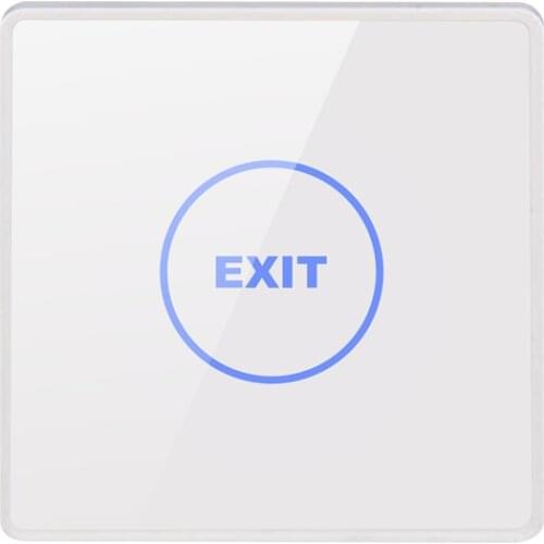 Security Access Control 12V18V Door Lock Push Opening Release Switches Contactless Touchless No Touch Exit Button Led Lights