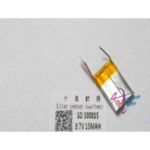 Liter energy battery 300815 030815 3.7V 15MAH Ultra-small polymer lithium polymer battery battery