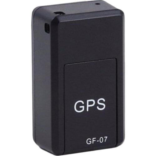 Mini GPS Tracker Real Time Magnetic Tracking Device Enhanced LBS Locator,Black