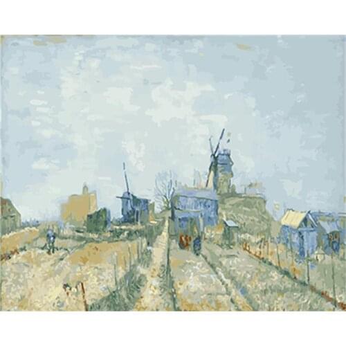 DRAWJOY Framed Picture Of Landscape DIY Painting By Numbers DIY Oil Painting On Canvas Home Decoration For Living Room