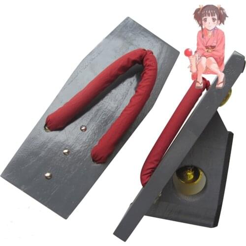 Koutetsujou no Kabaneri mumei Cosplay clog geta Shoes