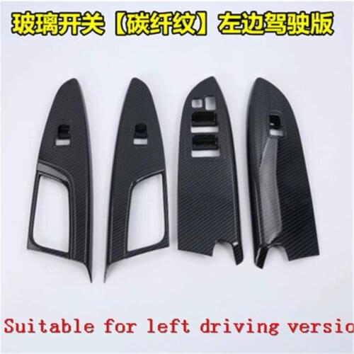 Suitable for left driving version ABS Car window glass lift switch panel trim For Mitsubishi Eclipse Cross 2018-2021 Car styling
