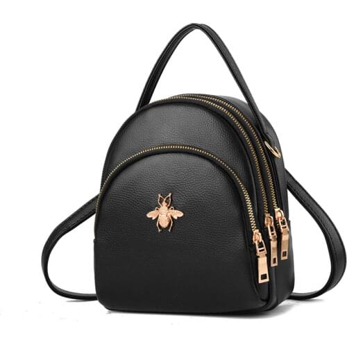 Portable Small Bag Female New Luxury Handbags Women Bags Designer All-match Female Bag Soft Leather Mini Backpack Shoulder Bag