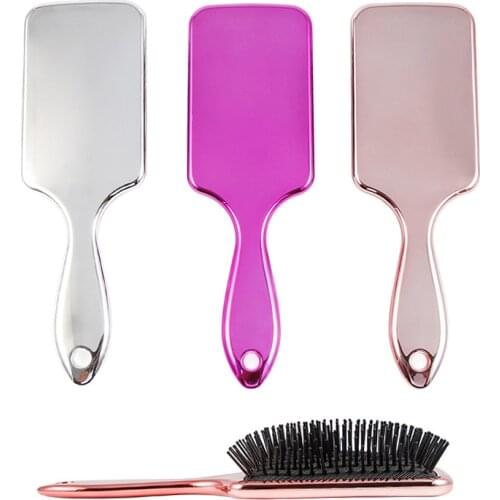 Mirror-style Hair Comb Beauty Anti-Static Haircare Airbag Massage Hair Brush Large Plate Fluffy Hairdressing Barber Accessory