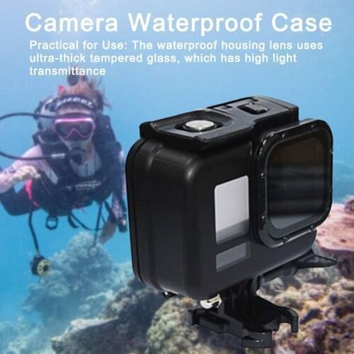 Waterproof Case For GoPro Hero 8 Black Underwater Diving Protective Cover Housing Mount for Hero8 Accessories 2021