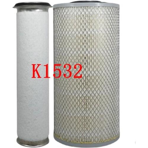 Forklift Air Filter K1532 Double set for Heli Hangcha FD50JE 5-10 ton Xichai Chaochai Weichai R4102 4110 engine A01C1-00301X