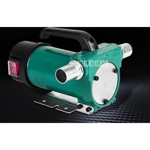 YB-01 Small Refueling Pump Electric Automatic Oil/Diesel Fuel Transfer Pumping Pump Oil Suction Pump 12V/24V/220V 10-15m 45L/min