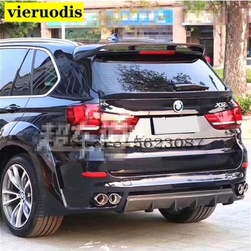 Carbon Fiber / FRP Rear Roof Spoiler Tail Wings For BMW X5 F15 2015-2018 Trunk Spoiler Car-Styling