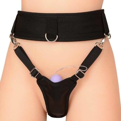 Female Vibrator Bdsm Panties Bondage Chastity Belt Force Orgasm Massage Vibrating Egg Sexy Lingerie Sex Toy For Women