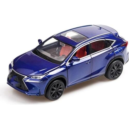 1:32 simulation alloy car model adult children birthday gift six door open sound and light pull back collection ornaments