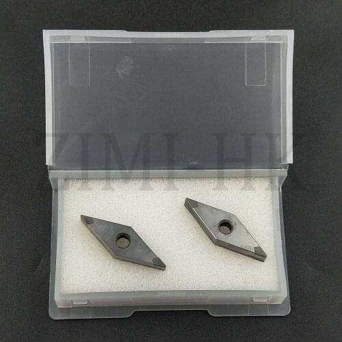 2pcs VNMG160404 CBN Carbide Inserts Turning Tools Cutter Ltahe Used for steel Diamond Turning Insert CNC Lathe turning