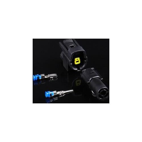 5/10/20/50/100sets/lot 1 Pin/Way 1.8 Series Econoseal Connector Intake Air Temp Sensor Plug 174879-2 174877-2