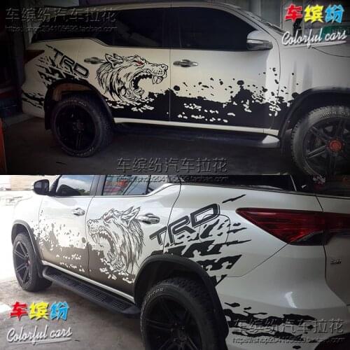 Car stickers FOR Toyota Prado 2010-2019 body decoration decals Pra multiple custom modified car stickers