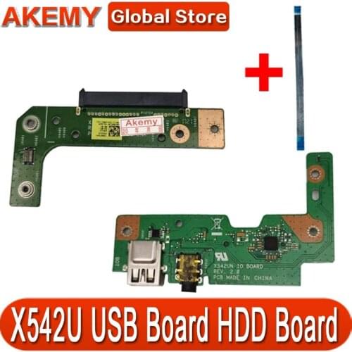 Free cable FOR Asus VivoBook X542U X542UQ X542UF X542UN X542UR X542URR USB Audio usb board Laptop HDD Hard Disk Drive Board