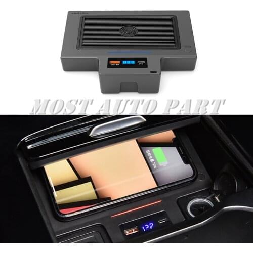 Interior Car Wireless Charger Phone Charger Center Console Trim For Mercedes Benz A-Class W177 CLA C118 GLA H247