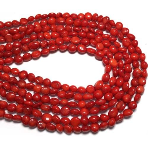 Natural Stone coral beads irregular shape loose beads isolation beads for Jewelry Making DIY for bracelet necklace Accessories
