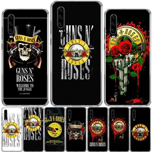 Guns N Roses Phone Case For Huawei P40 P30 P20 P10 Mate 10 20 30 Lite Pro P Smart Z 2018 Plus 2019 Cover Shell Coque