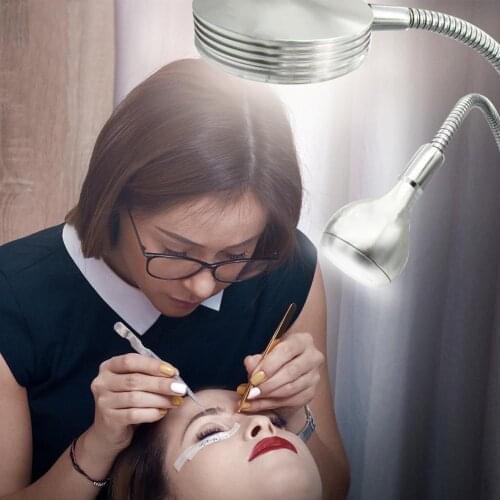 Double-Head Clip Table Lamp USB Adjustable Desk Light for Eyebrow Tattoo Nail Art Beauty Makeup Fishing Table Lamp Drop Shipping