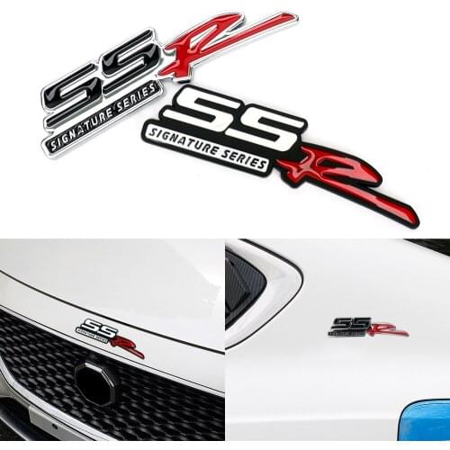 Car Styling SSR Car Front Grille Emblem Badge For Chevrolet SS Cobalt Suburban Impala Malibu Cruze Sail Tahoe Captiva Camaro