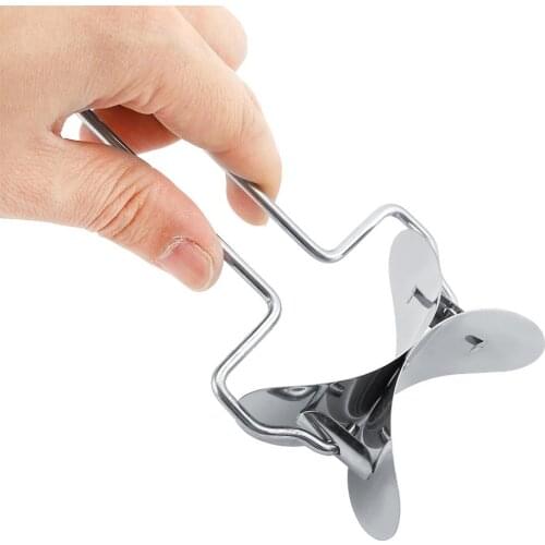 Dumpling Wrapper Cutter Stainless Steel Dumpling Wrapper Dough Cutter Circle Roller Mold Making Tool