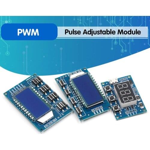 Signal Generator PWM Pulse Frequency Duty Cycle Adjustable Module LCD Display 1Hz-150Khz 3.3V-30V PWM Board Module