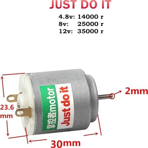 GOOD! R260 micro dc high speed motor DIY toys RC car Boat 3v 4.8V 8V 12V 350000rpm remote control car diy