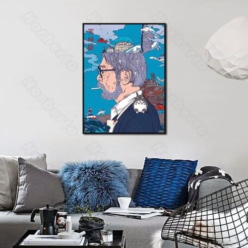 Modern Style Canvas Painting Poster and Print Japanese Cartoon Figure Picture Anime Master Home Rooms Gallery Wall Decoration
