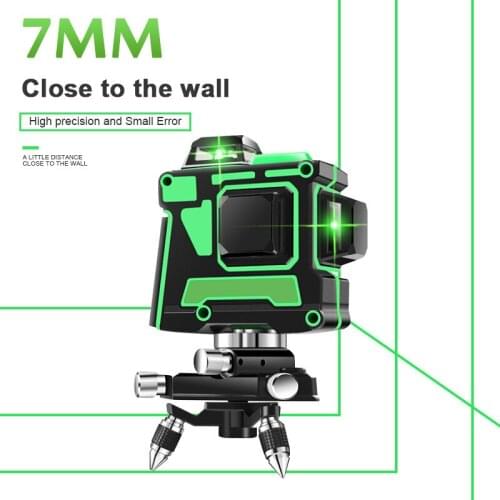 12 Lines 3D Laser Level green line SelfLeveling 360 Horizontal And Vertical Super Powerful Laser level green Beam laser level
