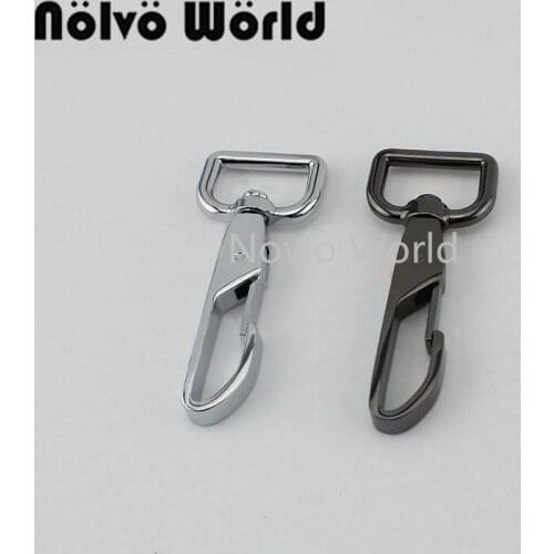 Nolvo World 5-20-50 pieces 20mm Zinc alloy snap hook Chrome Gun black Lanyard Snap Hook Clasp key chain