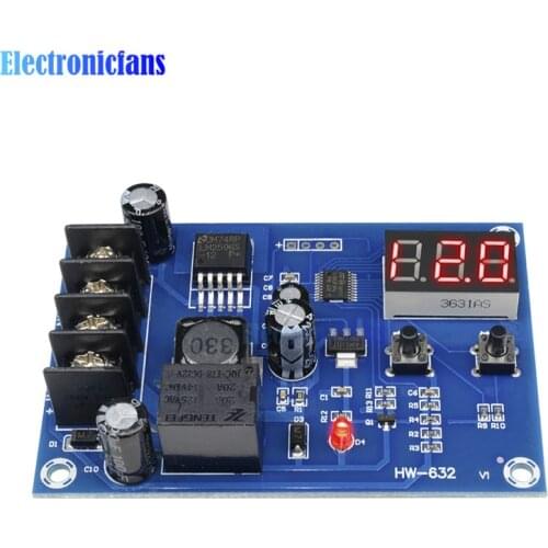 XH-M603 Charging Control Module Digital LED Display Storage Lithium Battery Charger Control Switch Protection Board 12-24V
