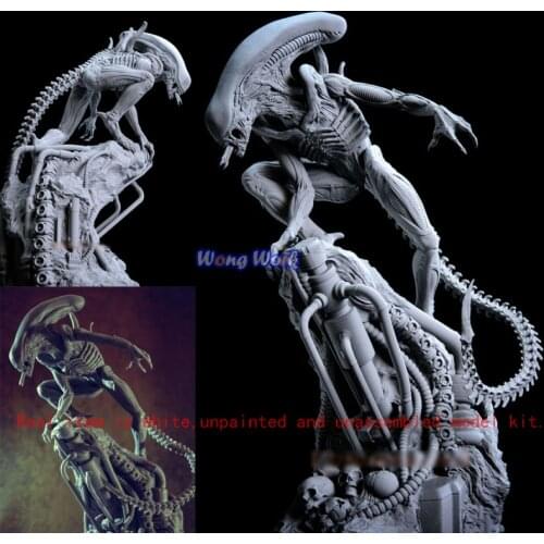 Wong Work Unpainted 30cm H 40cmH 3D Printing Unassembled Garage Kits GK Model Kit Figure Statue TTG-210414-4