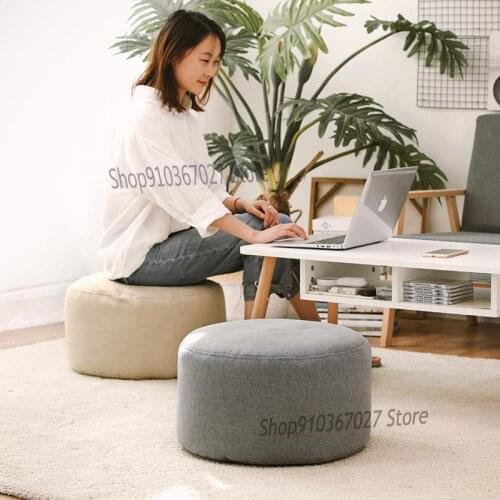 Household Low Stool, Small Sofa Stool, Shoe-changing Stool, Fashion Footrest, Creative Shoe Stool, Fabric