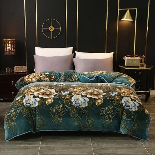 Velvet Duvet Cover for Household Winter Warmth Thick Bedding Set Bedroom Set Twin Queen King Duvet Cover Cotton Home Decor