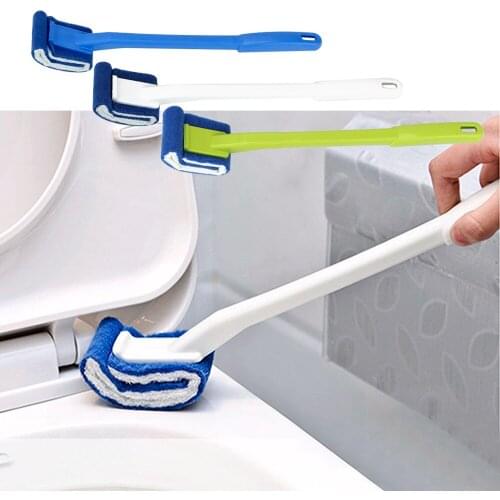 Long Handle Lavatory Brush Toilet Brush Household Cleaning Tools Bathroom Toilet Scrub Cleaning Brush Plastic