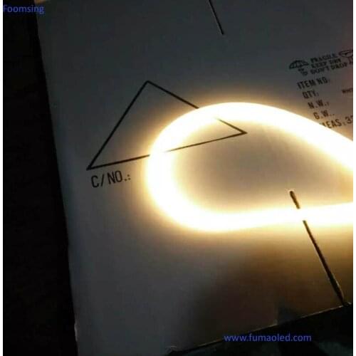 Super Brightness Sun Yellow Color Led Neon Strip in 8*16mm With DC12V Inverter