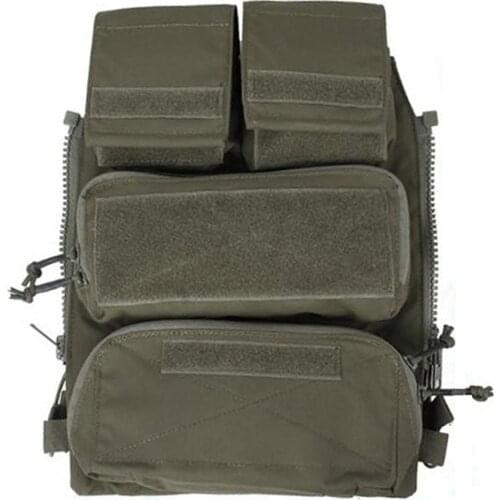 TMC Tactical Vest Pouch Zipper Bag RG Attack Back Non Reflective Cordura Fabric Material TMC3107