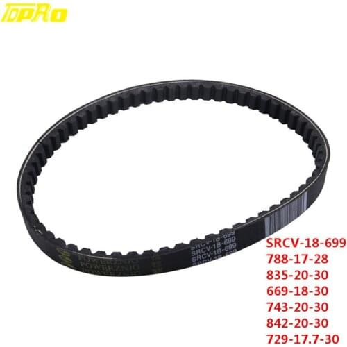 TDPRO CF Moto Universal Drive Belt Reinforced Scooter Moped Transmission Belts Drive 50cc 60cc 70cc 80cc Motorbike