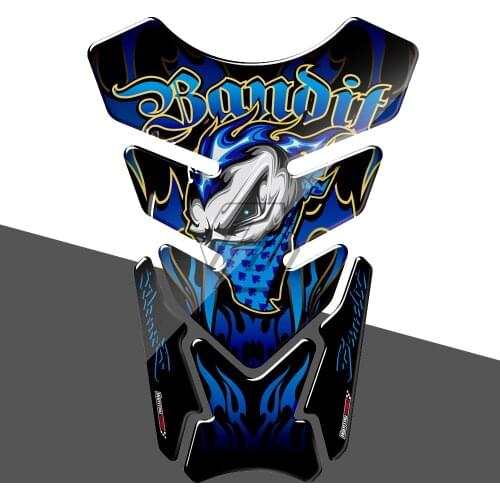 3D Motorcycle Tank Pad Gel Protector Sticker Bandit Tankpad Case for Suzuki Bandit 600 650 1200 1250 650S 600S ABS