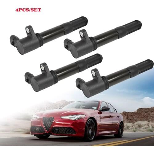 4x Ignition Coils for Alfa Mito Fiat 500 500C Ritmo Emotion Sport 1.4L IGC-435 46777288 55246099 504142675 0986221043 12741