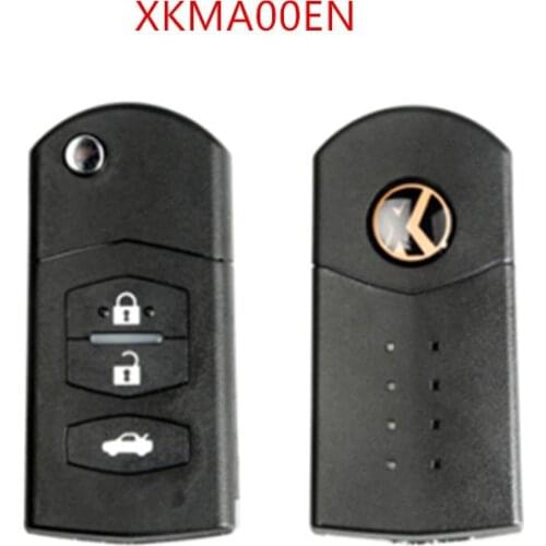 10pcs/lot Xhorse universal VVDI wire remote control XKMA00EN for Mazda 3 button VVDI Mini Key Tool VVDI2