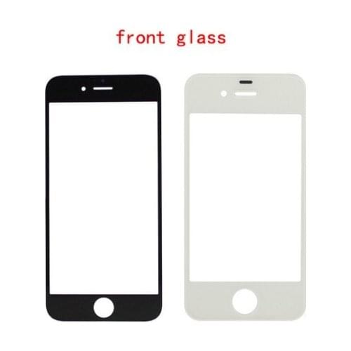 50pcs/lot (White and Black) Front Glass LCD Touch Screen Lens Top outer glass For iPhone 5 5g 5c 5s