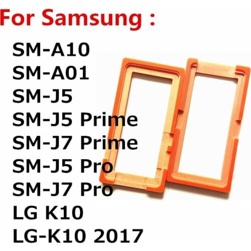 9pcs/Lot Glue LCD Alignment Mould Mold Holder For Samsung A10 A01 J5 J7 Prime Pro for LG K10 2017