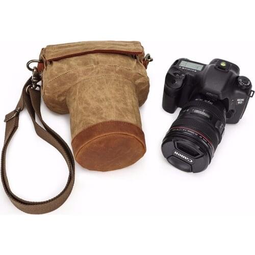 Shock-absorbing anti-fall camera shoulder bag Canvas New SLR digital liner protection bag