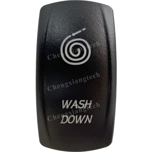 Car Boat Truck Backlit Swtich Cap- Laser Engraving - WASH DOWN -for Led Carling Arb Narva 4x4 RV Rocker Switch, Cover Only