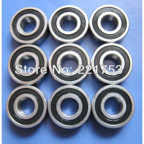Free Shipping 2 PCS S6205-2RS Bearings 25x52x15 mm Rubber Seal Stainless Steel Ball Bearings
