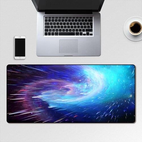 XXL Mouse Pad Large Gaming Mouse Mat Computer Table Gamer Keyboard Mouse Mats Abstract Starry Sky Desk Mousepad for PC Desk Rug