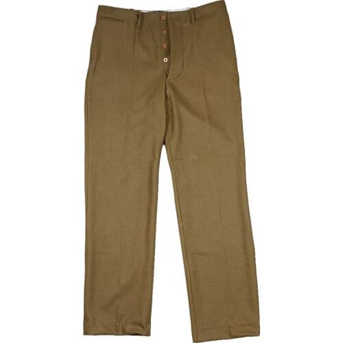 American M37 Pants Military Uniform Woolen Cloth Pants Normandy Landing Period Retro WW2 US Army Training Pants Running Pants