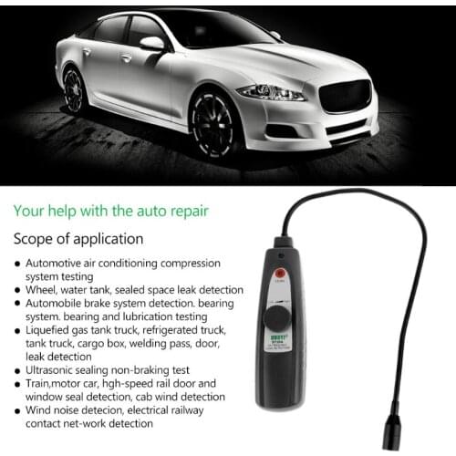 DY26A Ultrasonic Leak Location Determine Meter Car Window Sealing Flaw Gas Vacuum Pressure Locator Sound Light Alarm